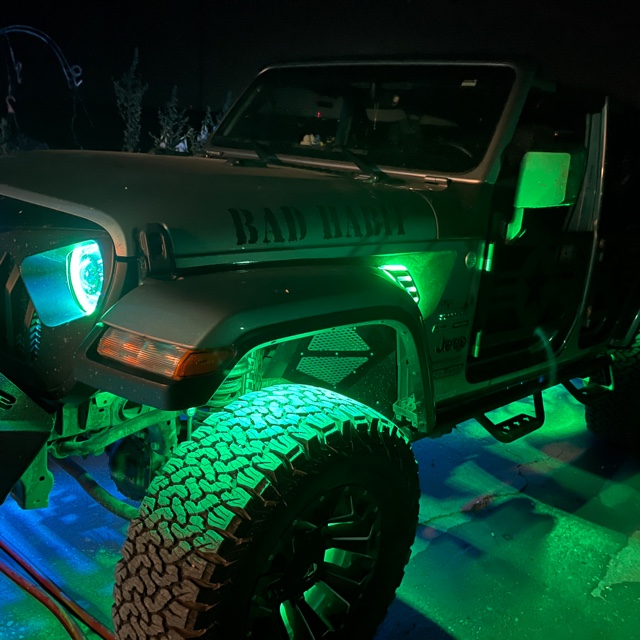 その他 Wrangler / Neon Sign LED JL Fender Lights with LED Side Marker Lights Replace for